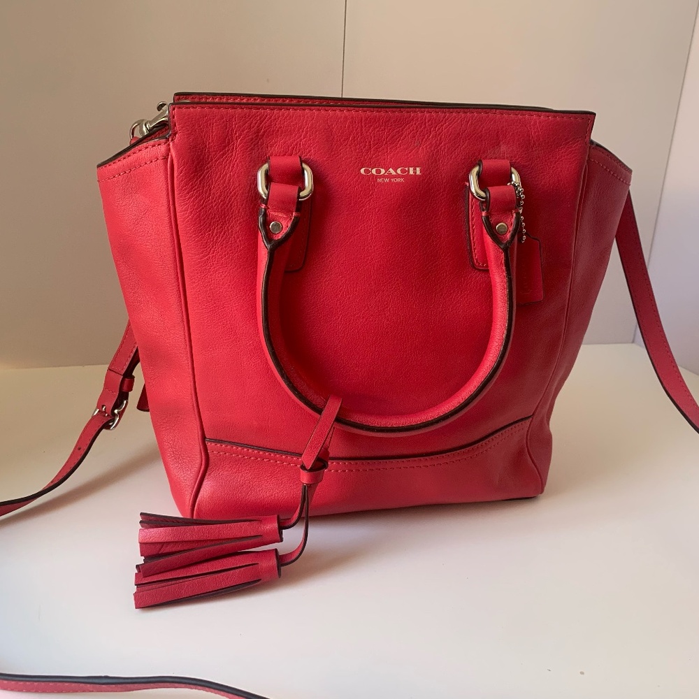 Coach Legacy Leather Molly Satchel With Tassels